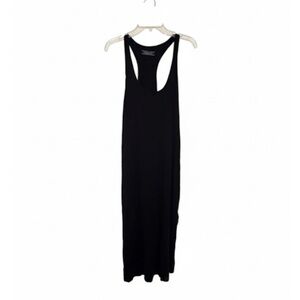 Victoria’s Secret Black Racerback Lounge Dress Sleepwear XL XXL Soft Stretch